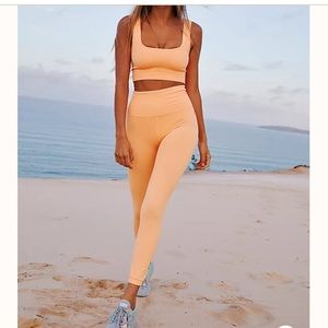 Free People High-Rise 7/8 Length Good Karma Leggings